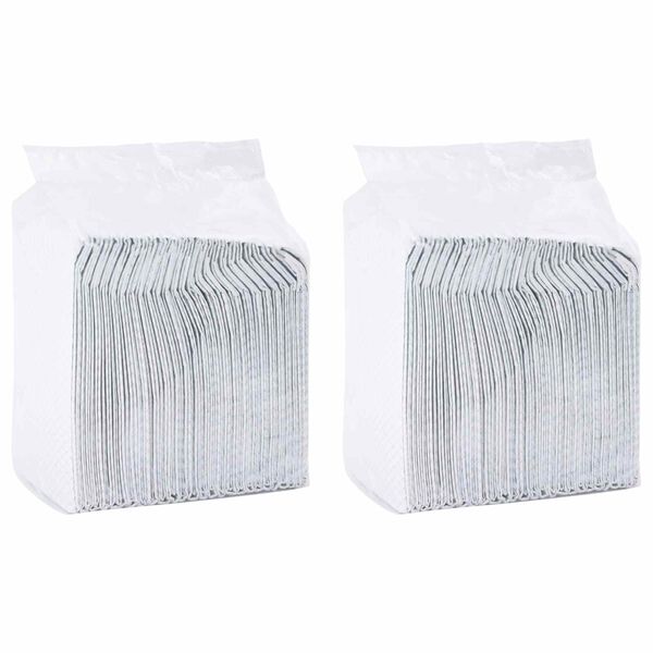 vidaXL Pet Training Pad Plain 100 pcs 120 x 80 cm