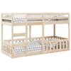 vidaXL Bunk Bed 90x200 cm Solid Wood Pine