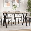 vidaXL Dining Table Legs Y-Frame 120x60x73 cm Steel