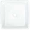 vidaXL Wash Basin White 37x37x13 cm Ceramic Square