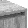 vidaXL LED Sideboard Grey Sonoma 90 x 32 x 75 cm Engineered Wood