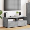 vidaXL TV Cabinet Concrete Grey 100 x 48 x 43 cm Engineered Wood