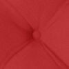 vidaXL Seat Cushions 2 pcs Red 40 x 40 x 6 cm Fabric