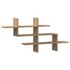 vidaXL Wall Shelf Artisian Oak 124.5x18x60.5 cm Engineered Wood