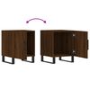 vidaXL Bedside Cabinets 2 pcs Brown Oak 40x40x50 cm Engineered Wood