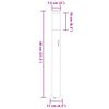 vidaXL Bollard Light with Sensor 80 cm Stainless Steel IP44