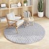 vidaXL Area Rugs Round Grey &Oslash; 160 CM