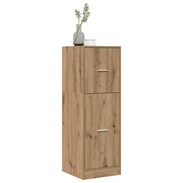 vidaXL Apothecary Cabinet Artisian Oak 40x41x118 cm Engineered Wood