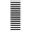 vidaXL Zebra Blind Black 75x230 cm Fabric Width 70.9 cm Polyester