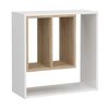 FMD Wall-mounted Shelf with 3 Open Compartments 58.3x24.4x58.6 cm