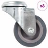 vidaXL 8 pcs Bolt Hole Swivel Casters 50 mm