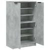 vidaXL Shoe Cabinet Concrete Grey 59x35x100.5 cm Engineered Wood