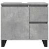 vidaXL Bathroom Sink Cabinet Concrete Grey 65x33x60 cm Engineered Wood