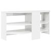 vidaXL Corner TV Cabinet High gloss White 102 x 40.5 x 45 cm