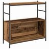 vidaXL Bookshelf 80 x 30 x 78.5 cm Engineered Wood Smoked Oak