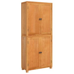 vidaXL Storage Furniture Set with Shelf 2 pcs Natural 80 x 35 x 185 cm