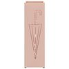 vidaXL Umbrella Stand with Storage Pink 15.5 x 15.5 x 49 cm Metal
