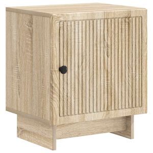 vidaXL Bedside Cabinet Sonoma Oak 43 x 34.5 x 50 cm Engineered Wood