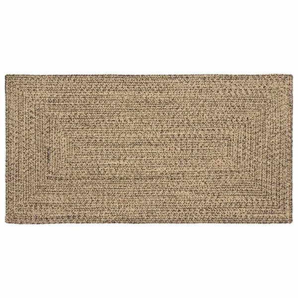 vidaXL Area Rugs Rectangular Natural and Black 100 x 200 cm Jute