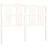 vidaXL Bed Frame without Mattress White 120x200 cm Solid Wood Pine