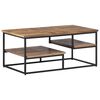 vidaXL Coffee Table 90x50x39 cm Solid Reclaimed Teak