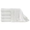vidaXL Bath Towels 5 pcs Cotton 450 gsm 100x150 cm White