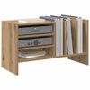 vidaXL Record Cabinet Artisan Oak 78.5 x 35 x 45 cm Engineered Wood