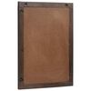 vidaXL Bathroom Mirror Wall-mounted with Mirror Brown 70 x 50 x 2.5 cm