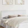 vidaXL Headboard Gloss White 180 cm Engineered wood