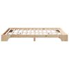 vidaXL Bed Frame Natural 160 x 200 cm Solid Pine Wood