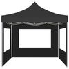 vidaXL Professional Folding Party Tent with Walls Aluminium 3x3 m Anthracite
