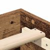 vidaXL Bed Frame No Mattress Old Wood 200x200 cm Engineered Wood