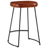 vidaXL Bar Stools 2 pcs Dark Brown 41x29x62 cm