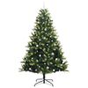 vidaXL Artificial Hinged Christmas Tree 300 LEDs Green 240 cm