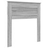 vidaXL Bed Frame Grey Sonoma 100 x 200 cm Solid Pine Wood