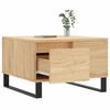 vidaXL Coffee Table Sonoma Oak 55x55x36.5 cm Engineered Wood