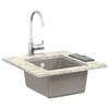 vidaXL Sink Grey 370 x 460 mm 80% Quartz and 20% Resin