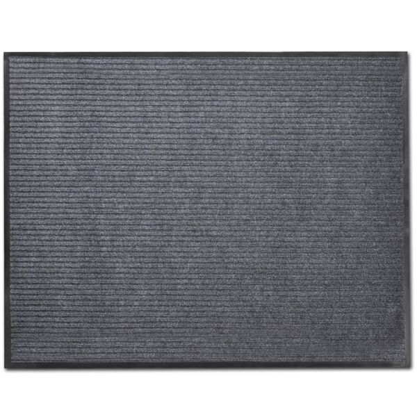 vidaXL PVC Door Mats 4 pcs Grey 90x60 cm
