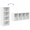 vidaXL Hanging Cabinet Riga White 40 x 29.5 x 100 cm Engineered Wood