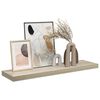 vidaXL Floating Wall Shelf Oak 90x23.5x3.8 cm MDF