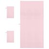 vidaXL Sports Towel Set 3 pcs Pink Polyester and Polyamide