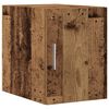 vidaXL Storage Cabinet 3 pcs Old Wood 30 x 42.5 x 225 cm