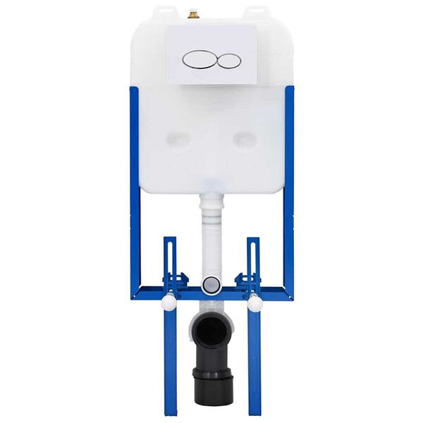 vidaXL Mounting Frame White Steel