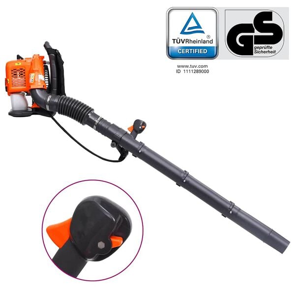 vidaXL Petrol Backpack Leaf Blower 900 m³/h 42.7 cc