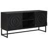 vidaXL TV Cabinet Black 105 x 30 x 54 cm