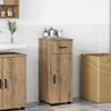 vidaXL Bathroom Cabinet with Drawer Artisan Oak 30 x 35 x 80 cm