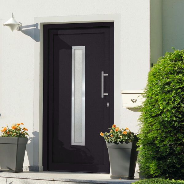 vidaXL Front Door Anthracite 98x200 cm
