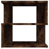 vidaXL Side Table Smoked Oak 40x40x40 cm Engineered Wood