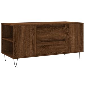 vidaXL Coffee Table Brown Oak 102x44,5x50 cm Engineered Wood