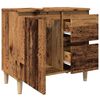 vidaXL Sink Cabinet Old Wood 65x33x60 cm Engineered Wood